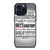 GREY'S ANATOMY QUOTES iPhone 15 Pro Max Case Cover