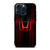 HONDA LOGO RED CARBON iPhone 15 Pro Max Case Cover