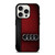 AUDI CAR RED LEATHER iPhone 15 Pro Case Cover