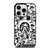 BAPE SHARK LOGO SUPREME BLACK WHITE iPhone 15 Pro Case Cover