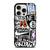BROOKLYN NETS NBA STICKER BOMB iPhone 15 Pro Case Cover