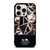 COACH NEW YORK GOLD BLACK TEXTURE iPhone 15 Pro Case Cover