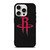 HOUSTON ROCKETS SUEDE LOGO iPhone 15 Pro Case Cover