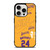 KOBER BRYANT LAKERS NIKE YELLOW iPhone 15 Pro Case Cover