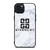 GIVENCHY MARBLE LOGO iPhone 15 Plus Case Cover
