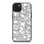 KEITH HARING BLACK WHITE iPhone 15 Plus Case Cover