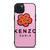 KENZO PARIS PINK FLOWER iPhone 15 Plus Case Cover
