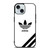 ADIDAS STRIPE BLACK iPhone 15 Case Cover ADIDAS STRIPE BLACK iPhone 15 Case Cover