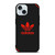 ADIDAS STRIPE RED LOGO iPhone 15 Case Cover