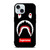 BAPE CAMO SHARK SUPREME BLACK iPhone 15 Case Cover