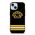 BOSTON BRUINS LOGO STRIPED iPhone 15 Case Cover