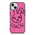 COACH NEW YORK RABBIT LEATHER PINK iPhone 15 Case Cover