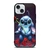 DISNEY STITCH AND ROSE FLOWER iPhone 15 Case Cover