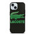 LACOSTE CROCODILE SUEDE iPhone 15 Case Cover LACOSTE CROCODILE SUEDE iPhone 15 Case Cover