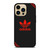 ADIDAS STRIPE RED LOGO iPhone 14 Pro Max Case Cover