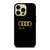 AUDI CAR GOLD LOGO iPhone 14 Pro Max Case Cover