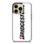BRIDGESTONE TIRE LOGO WHITE iPhone 14 Pro Max Case Cover