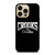 CROOKS AND CASTLES LOGO BLACK iPhone 14 Pro Max Case Cover