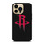 HOUSTON ROCKETS SUEDE LOGO iPhone 14 Pro Max Case Cover