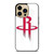 HOUSTON ROCKETS WHITE LOGO iPhone 14 Pro Max Case Cover