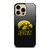 IOWA HAWKEYES CARBON iPhone 14 Pro Max Case Cover