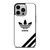 ADIDAS STRIPE BLACK iPhone 14 Pro Case Cover