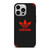 ADIDAS STRIPE RED LOGO iPhone 14 Pro Case Cover