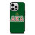 AKA PINK AND GREEN SIMPLE LOGO iPhone 14 Pro Case Cover