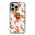AMONG US ORANGE FLAMES iPhone 14 Pro Case Cover