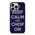ATLANTA BRAVES CHOP ON BASEBALL iPhone 14 Pro Case Cover