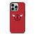 CHICAGO BULLS LOGO FAN ART iPhone 14 Pro Case Cover