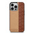 COACH NEW YORK BROWN LEATHER iPhone 14 Pro Case Cover