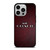 COACH NEW YORK LOGO LEATHER iPhone 14 Pro Case Cover