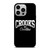 CROOKS AND CASTLES LOGO BLACK iPhone 14 Pro Case Cover