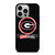 GEORGIA BULLDOGS UNIVERSITY NFL LOGO iPhone 14 Pro Case Cover