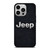 JEEP BLACK METAL LOGO iPhone 14 Pro Case Cover