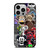 KAWS ALL CHARACTER ICON iPhone 14 Pro Case Cover