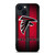 ATLANTA FALCONS METAL LOGO NFL iPhone 14 Plus Case Cover