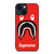 BAPE SHARK SUPREME RED iPhone 14 Plus Case Cover