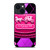 COACH NEW YORK PURPLE PINK LOGO iPhone 14 Plus Case Cover