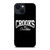 CROOKS AND CASTLES LOGO BLACK iPhone 14 Plus Case Cover