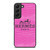 HERMES PARIS PINK LEATHER Samsung Galaxy S22 Plus Case Cover