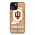 HOOSIER STATE OF MIND INDIANA WOODEN LOGO iPhone 14 Plus Case Cover