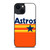 HOUSTON ASTROS STRIPE iPhone 14 Plus Case Cover