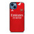 ARSENAL FC 2022 KIT iPhone 14 Case Cover