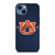 AUBURN TIGERS METAL LOGO iPhone 14 Case Cover