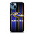 BALTIMORE RAVENS NFL STRIPE LOGO iPhone 14 Case Cover BALTIMORE RAVENS NFL STRIPE LOGO iPhone 14 Case Cover
