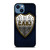 BOCA JUNIORS FC METAL LOGO iPhone 14 Case Cover