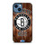 BROOKLYN NETS WOODEN LOGO iPhone 14 Case Cover