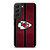 KANSAS CITY CHIEFS NFL METAL STRIPE Samsung Galaxy S22 Plus Case Cover